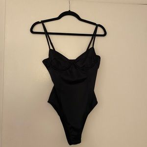 ZARA Silk Cupped Bodysuit